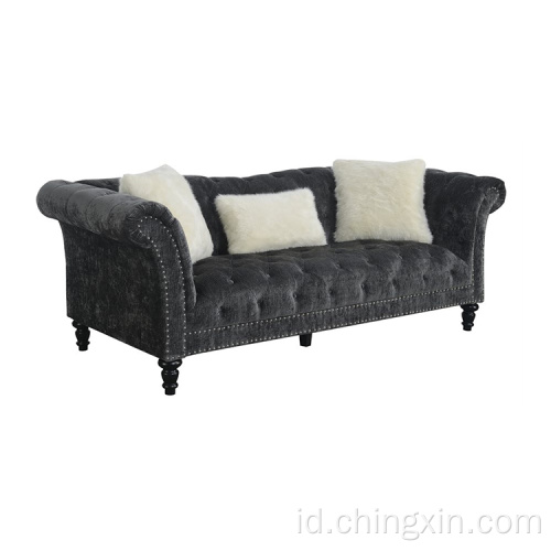 3-kursi ruang tamu sofa set furniture